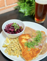 Chula Seafood Uptown Swordfish Schnitzel Special in Celebration of National Seafood Month OCTOBER