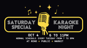 Karaoke at Reno Public Market