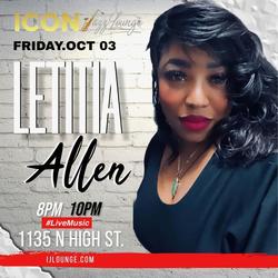 🎤 Letitia Allen Live at ICON Jazz Lounge — A Night of Soul, Funk & Fire