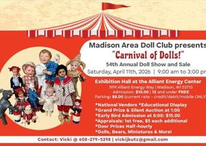 Madison Area Doll Club presents "Carnival of Dolls!"