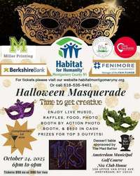 10/24/25 6pm-9pm TV Doctors @Halloween Masquerade BENEFIT for Habitat for Humanity Montgomery County