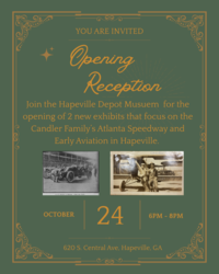 Exhibit Opening Reception: The Candler Racetrack and Early Aviation in Hapeville