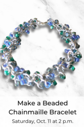 Shaggy Loops: Make a Beaded Chainmaille Bracelet
