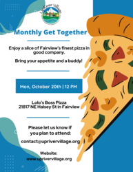 UpRIver Village Pizza Get-to-Gether