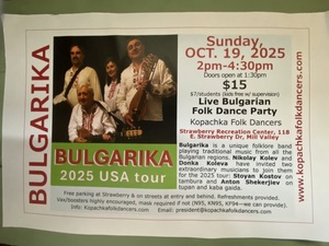 Kopachka Folk Dancers Fall Dance Party