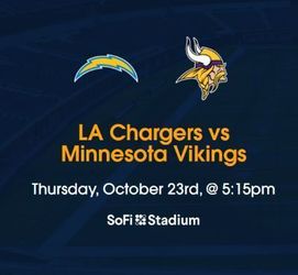 2025 LA Chargers vs Minnesota Vikings Tickets