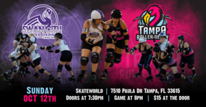 Tampa Roller Derby Sea Sirens vs Swan City