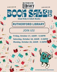 Rutherford Library Book Sale