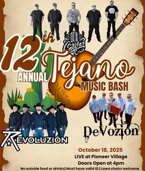 12th Annual Tejano Music Bash at Pioneer Village | Second Chance Animal Rescue of Selma Fundraiser