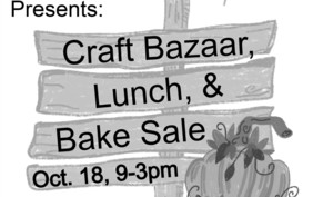 Church Craft Bazaar, Chili Lunch, & Bake Sale