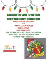 McDonald's: Operation Christmas Child Fundraiser