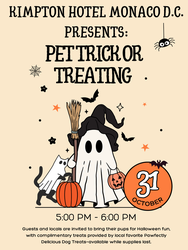 Pet Trick or Treating at Hotel Monaco D.C.