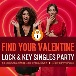 FIND YOUR VALENTINE LOCK & KEY at Hudson Grill