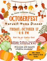 Octoberfest: Harvest Home Dinner