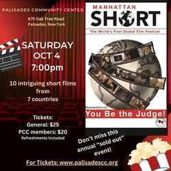 MANHATTAN SHORT Film Festival Returns to Rockland!
