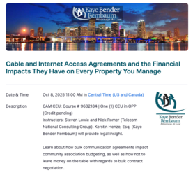 Cable & Internet Access Agreements and the Financial Impacts They Have on Every Property You Manage