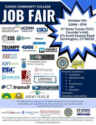 Multi-Employer Job Fair--CT State Tunxis (Free and Open to the Public)
