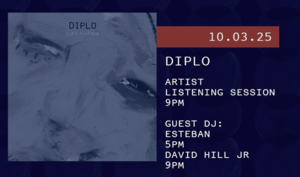 Artist Listening Session: Diplo⁠