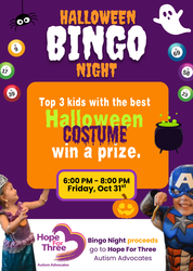 Kids Halloween Costume & Family Bingo Bash at the Flying Cow, Richmond