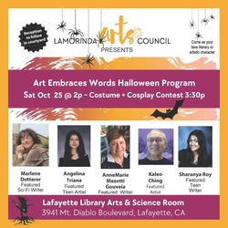 Art Embraces Words: Halloween Program + Costume/Cosplay Contest with Prizes