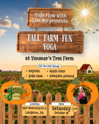 Fall Farm Fun Yoga at Yensner's