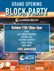 Cannon Beach Grand Opening Block Party