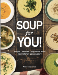 Book signing for "Soup for You" set for Saturday, October 4 at the Kitchen Conservatory