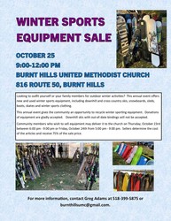 Winter Sports Equipment Sale