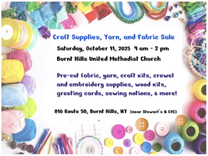 Craft Supplies, Yarn and Fabric Sale