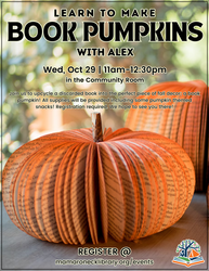 Learn to Make Book Pumpkins