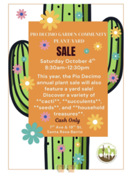 PIO DECIMO GARDEN COMMUNITY PLANT/YARD