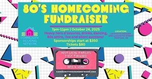Back to the 80s: A Homecoming Party to Combat Homelessness
