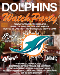 Miami Dolphins Tailgate at Ray’s Miami by Vinny's Miami