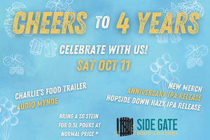 Side Gate Brewery’s 4-Year Anniversary Party