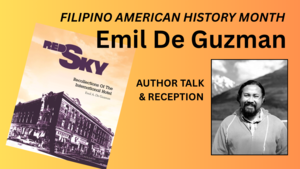 Emil De Guzman Book Talk. Red Sky: Recollections of the International Hotel