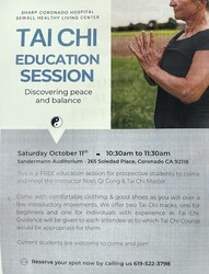 Tai Chi Education Session--Presented by Sharp Coronado Health Living Center (HLC)