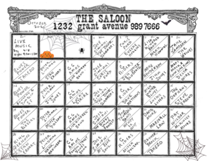 Takezo Sol ful Knights:  Late Show at The Saloon!