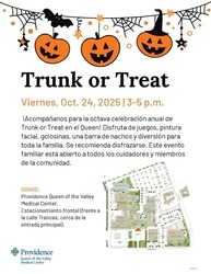 8th Annual Trunk or Treat at Providence Queen of the Valley Medical Center