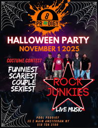 Halloween party and Live music with Rock Junkies