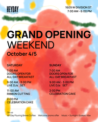 HEYDAY GRAND OPENING