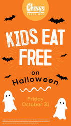 Kids Eat Free This Halloween at Chevys