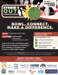 Foodies Care: Strike! Out Homelessness