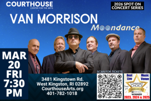 Van Morrison – Moondance 3/20/26 FRI 7:30pm