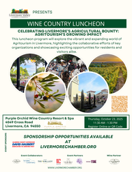 Wine Country Luncheon - Livermore's Agricultural Bounty
