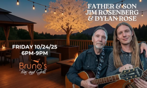 Live Music with Jim Rosenberg  and Dylan Rose!