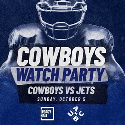 Cowboys vs Jets Watch Party