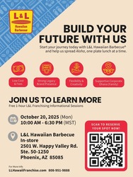 L&L Hawaiian Barbecue Franchising Informational Sessions