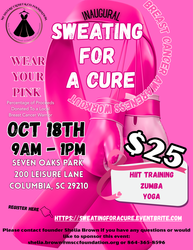 Sweating For a Cure Breast Cancer Awareness Workout Event