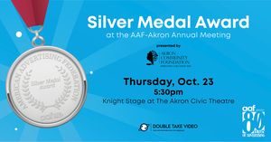 Silver Medal Award at the AAF-Akron Annual Meeting