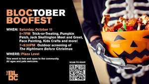 The Bloc presents “BLOCtober BOOfest” screening  ”The Nightmare Before Christmas”